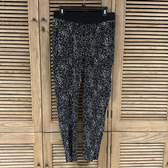 Black Silky Polka Dot Pants by Hive and Honey Size S - Picture 2 of 11